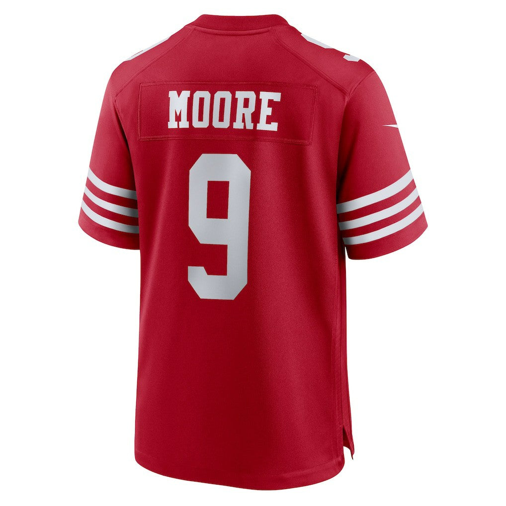 Skyy Moore San Francisco 49ers Team Game Jersey Scarlet | Nike for Sale