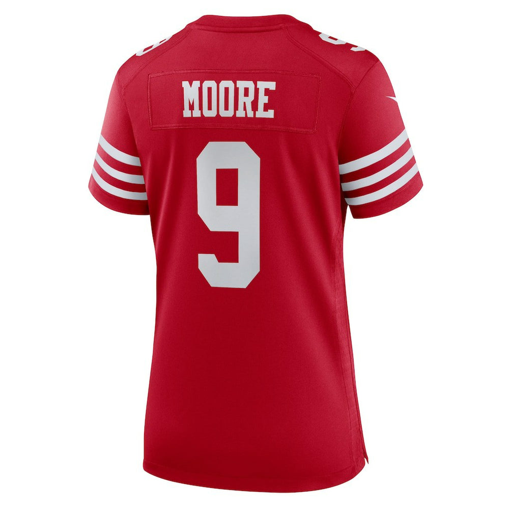 Skyy Moore San Francisco 49ers Women's Team Game Jersey Scarlet | Nike for Sale