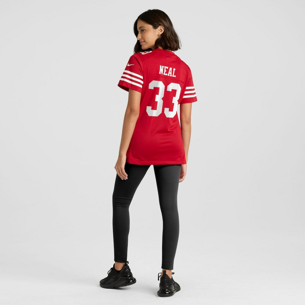 Siran Neal San Francisco 49ers Women's Team Game Jersey Scarlet | Nike for Sale