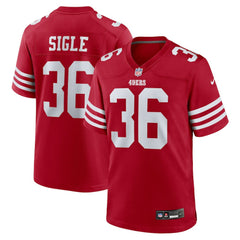 Marques Sigle San Francisco 49ers Team Game Jersey Scarlet | Nike for Sale