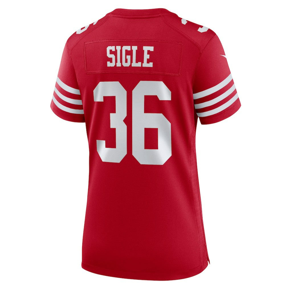 Marques Sigle San Francisco 49ers Women's Team Game Jersey Scarlet | Nike for Sale