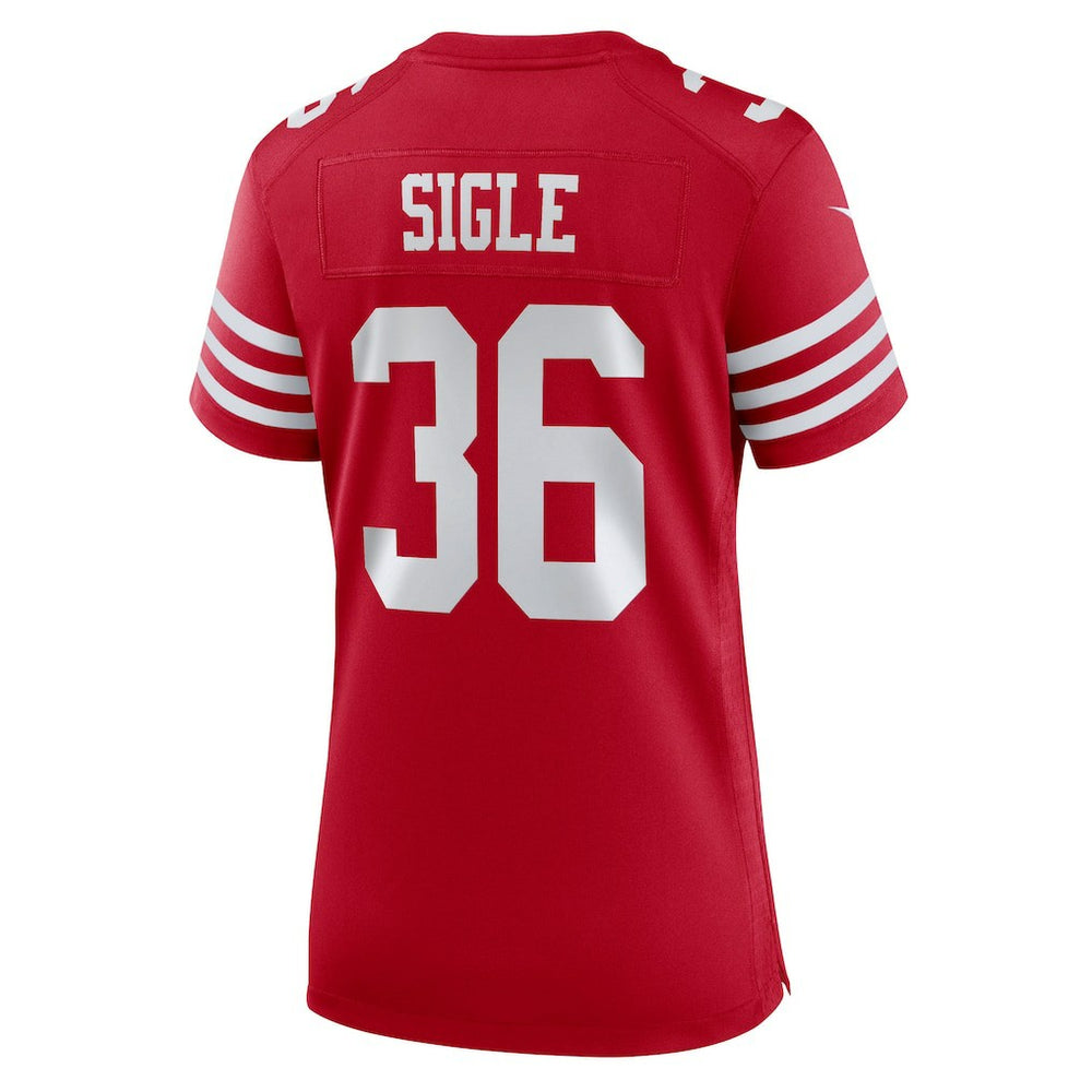 Marques Sigle San Francisco 49ers Women's Team Game Jersey Scarlet | Nike for Sale