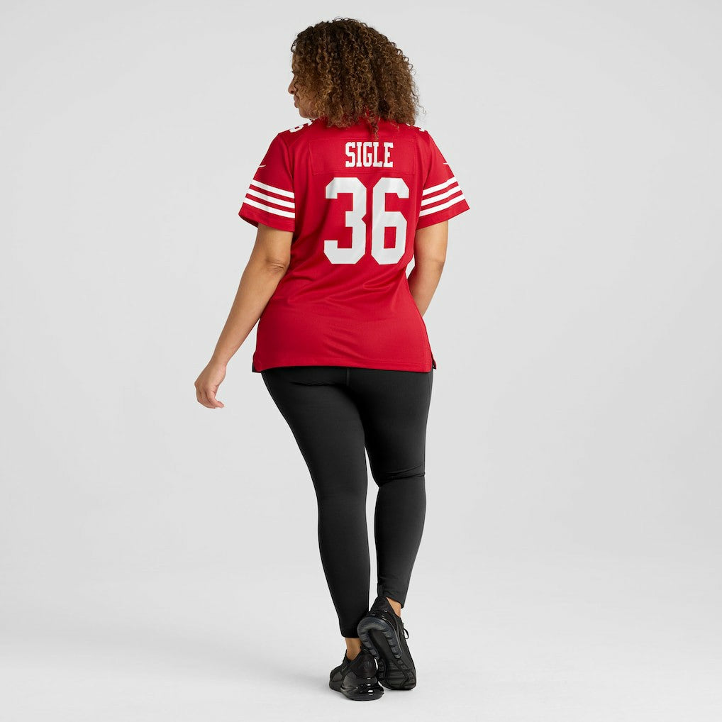 Marques Sigle San Francisco 49ers Women's Team Game Jersey Scarlet | Nike for Sale