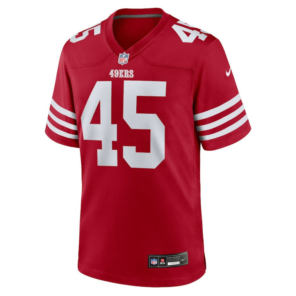Nick Martin San Francisco 49ers Team Game Jersey Scarlet | Nike for Sale