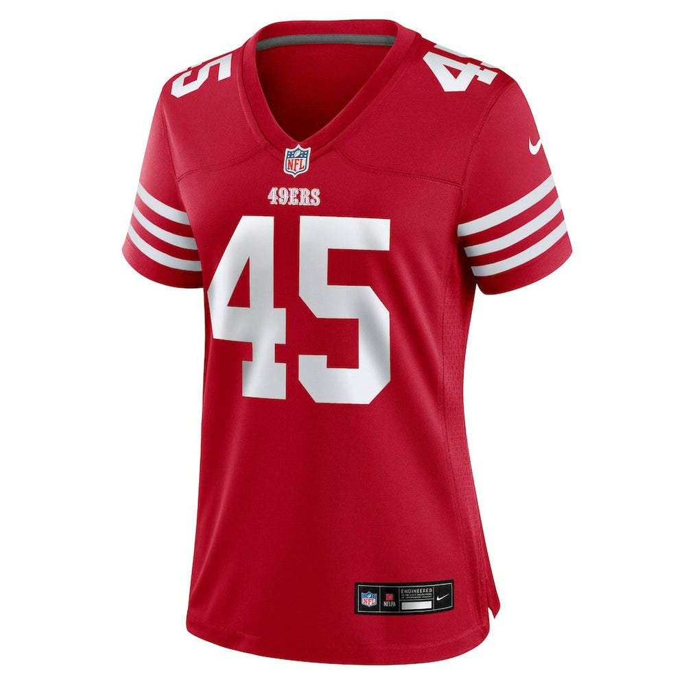 Nick Martin San Francisco 49ers Women's Team Game Jersey Scarlet | Nike for Sale