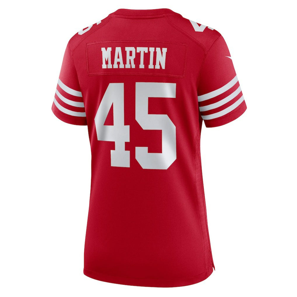 Nick Martin San Francisco 49ers Women's Team Game Jersey Scarlet | Nike for Sale