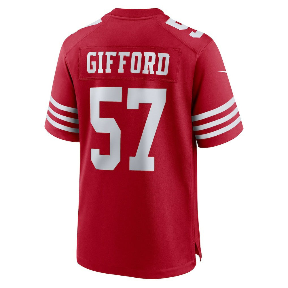 Luke Gifford San Francisco 49ers Team Game Jersey Scarlet | Nike for Sale