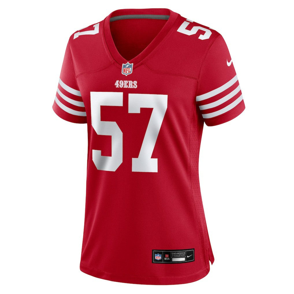 Luke Gifford San Francisco 49ers Women's Team Game Jersey Scarlet | Nike for Sale