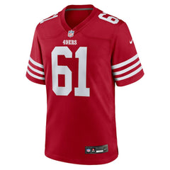 Matt Hennessy San Francisco 49ers Team Game Jersey Scarlet | Nike for Sale
