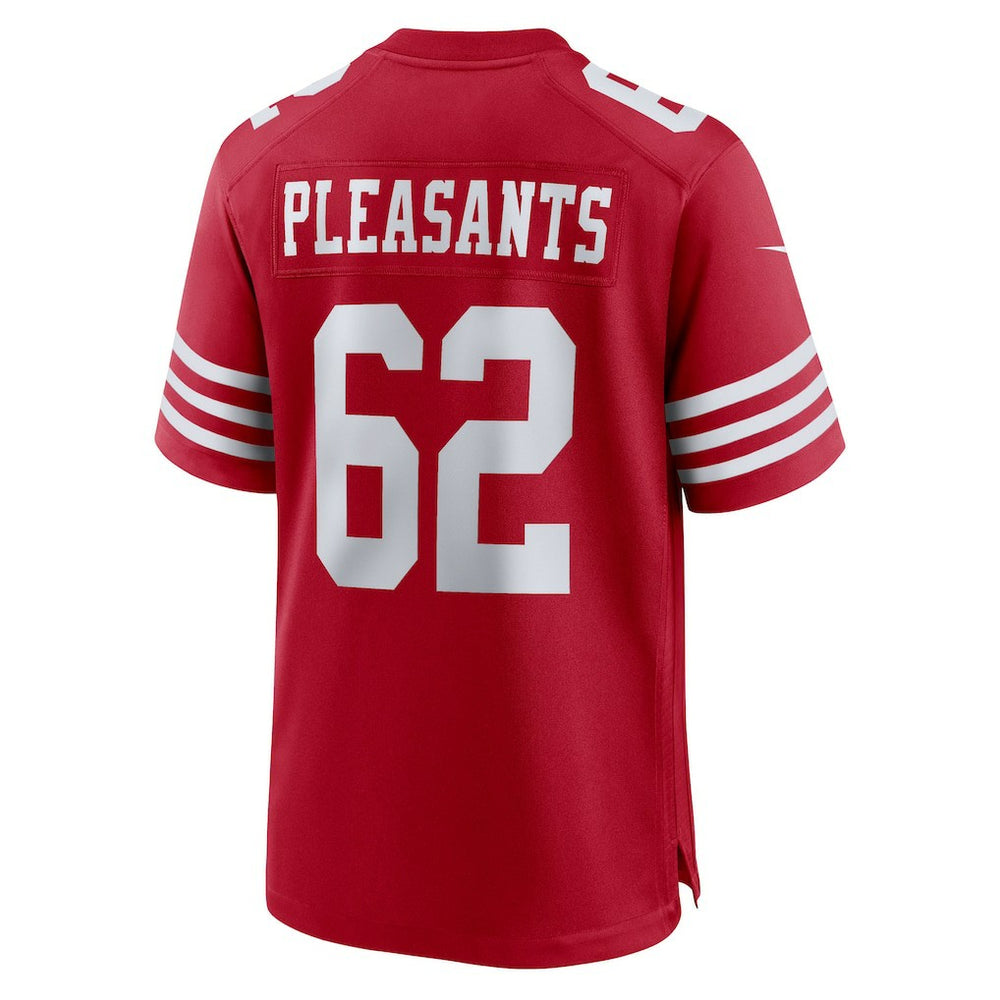 Austen Pleasants San Francisco 49ers Team Game Jersey Scarlet | Nike for Sale