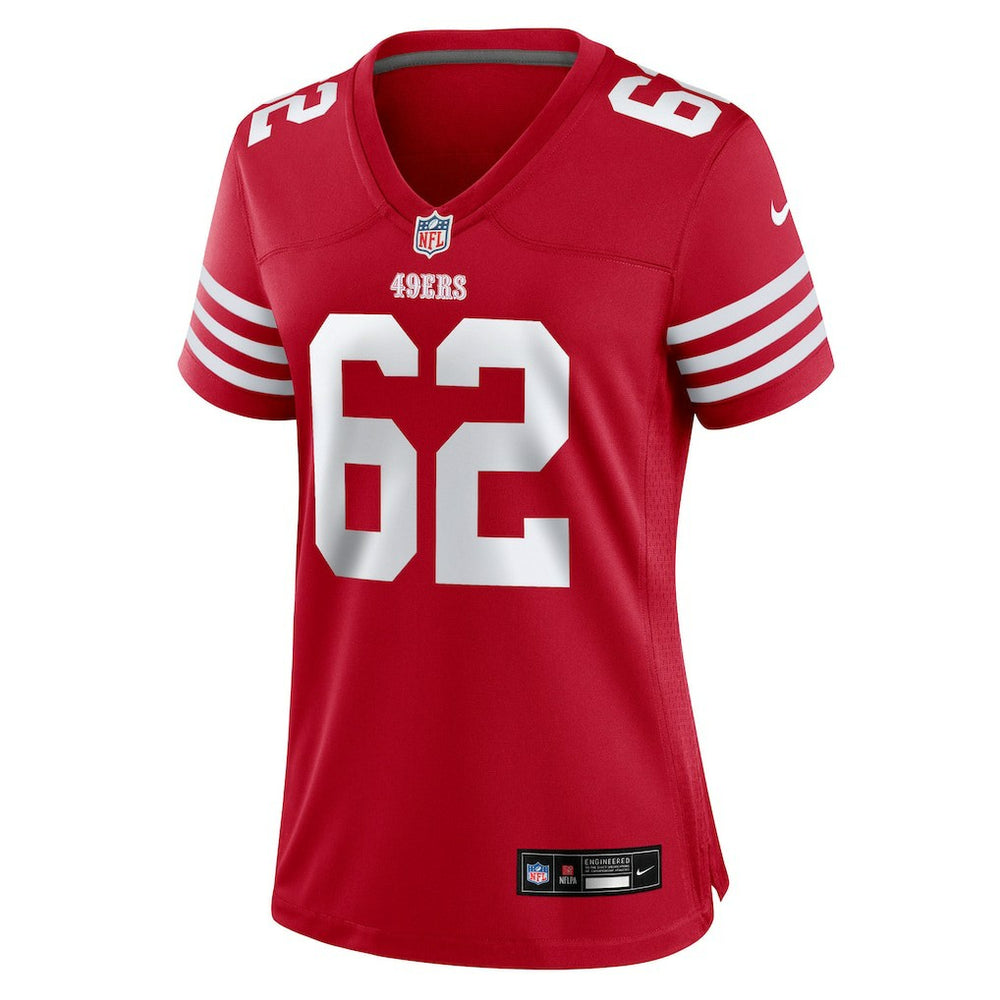 Austen Pleasants San Francisco 49ers Women's Team Game Jersey Scarlet | Nike for Sale