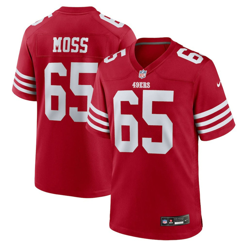 Drew Moss San Francisco 49ers Team Game Jersey Scarlet | Nike for Sale