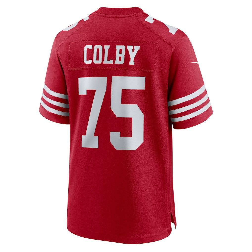 Connor Colby San Francisco 49ers Team Game Jersey Scarlet | Nike for Sale