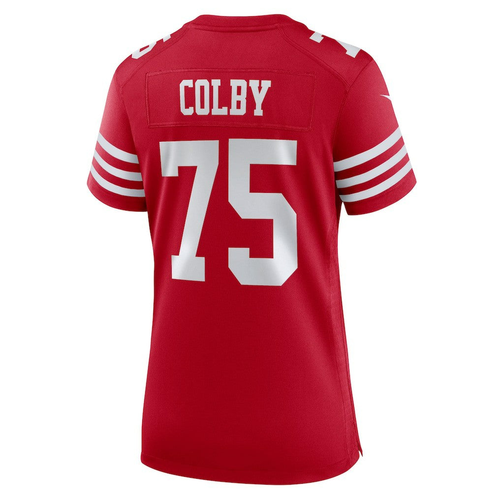 Connor Colby San Francisco 49ers Women's Team Game Jersey Scarlet | Nike for Sale