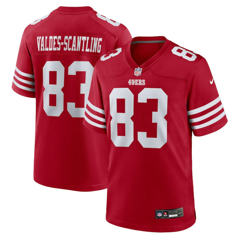 Marquez Valdes-Scantling San Francisco 49ers Team Game Jersey Scarlet | Nike for Sale