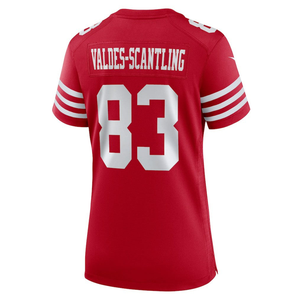 Marquez Valdes-Scantling San Francisco 49ers Women's Team Game Jersey Scarlet | Nike for Sale
