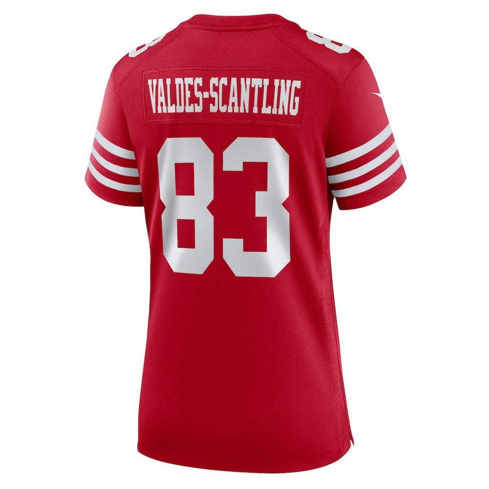 Marquez Valdes-Scantling San Francisco 49ers Women's Team Game Jersey Scarlet | Nike for Sale