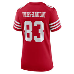 Marquez Valdes-Scantling San Francisco 49ers Women's Team Game Jersey Scarlet | Nike for Sale