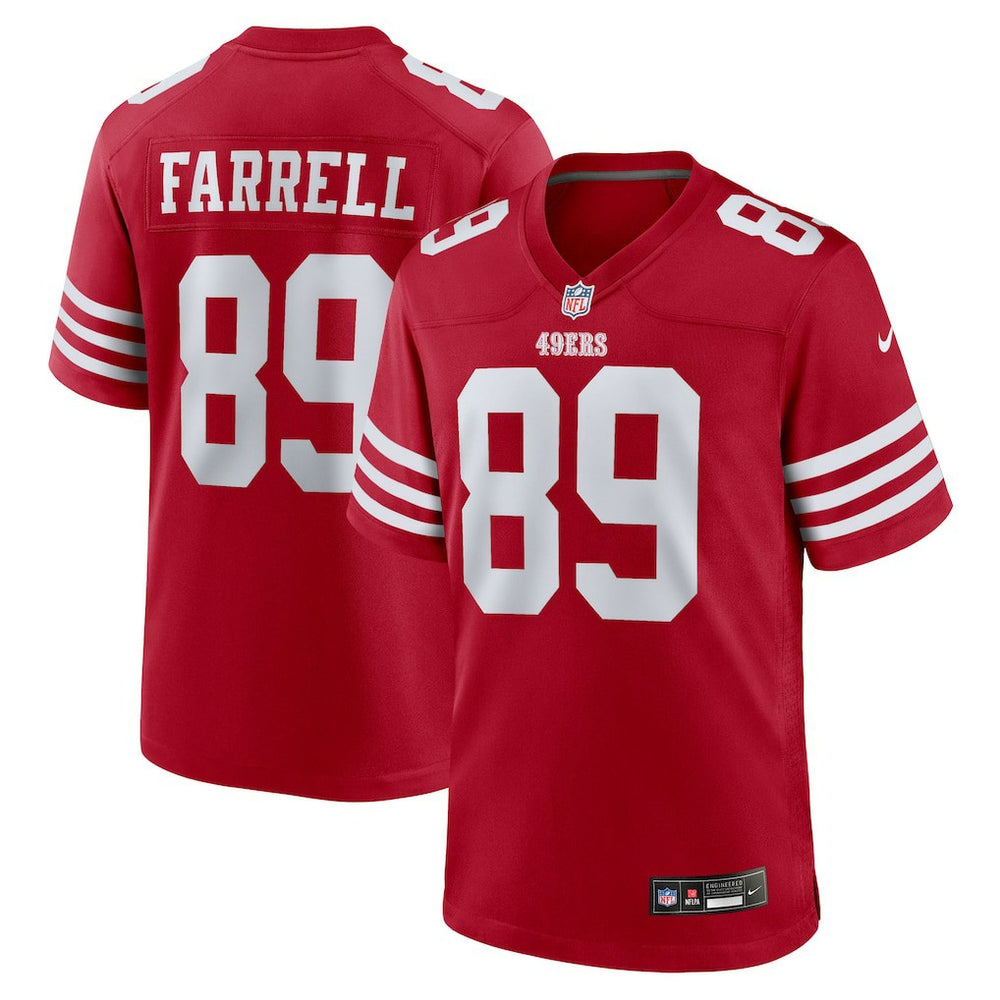 Luke Farrell San Francisco 49ers Team Game Jersey Scarlet | Nike for Sale