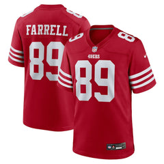 Luke Farrell San Francisco 49ers Team Game Jersey Scarlet | Nike for Sale