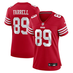 Luke Farrell San Francisco 49ers Women's Team Game Jersey Scarlet | Nike for Sale