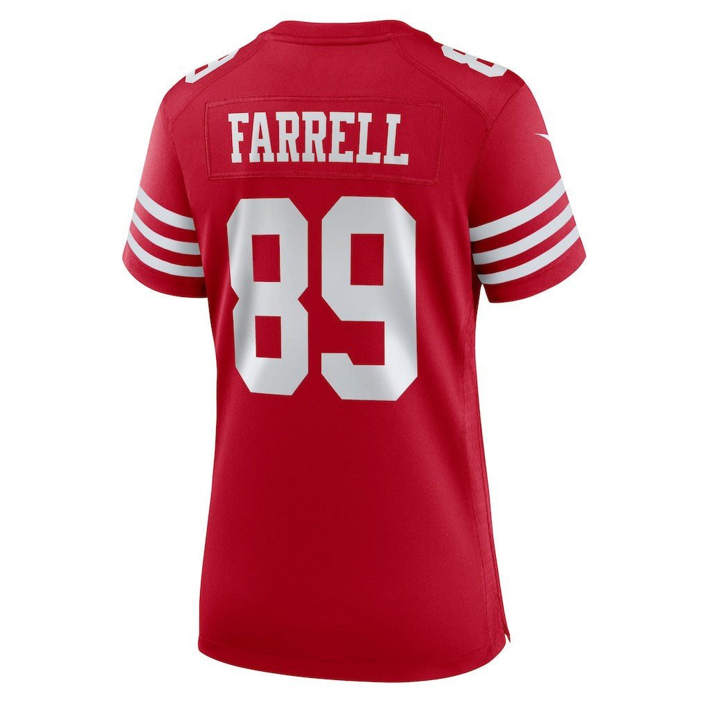 Luke Farrell San Francisco 49ers Women's Team Game Jersey Scarlet | Nike for Sale