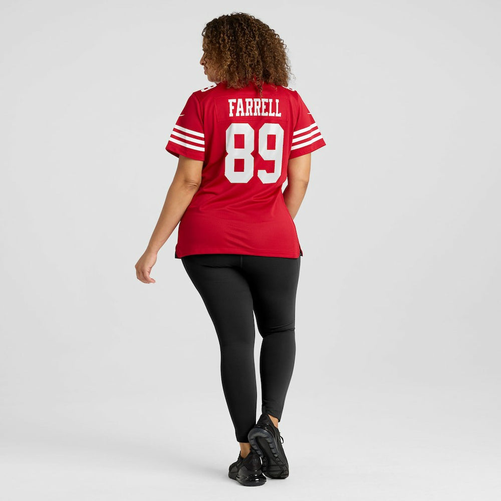 Luke Farrell San Francisco 49ers Women's Team Game Jersey Scarlet | Nike for Sale
