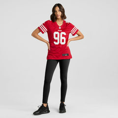 Jordan Jefferson San Francisco 49ers Women's Team Game Jersey Scarlet | Nike for Sale