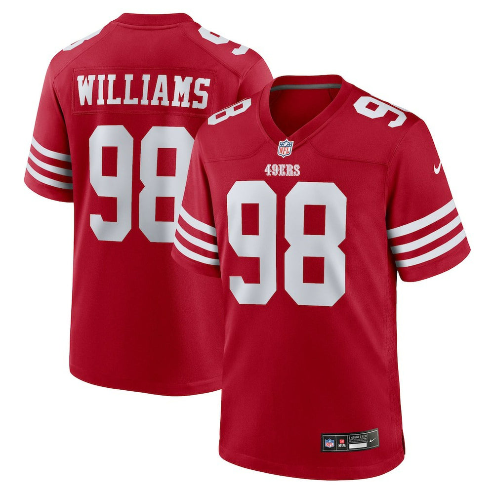 Mykel Williams San Francisco 49ers Team Game Jersey Scarlet | Nike for Sale