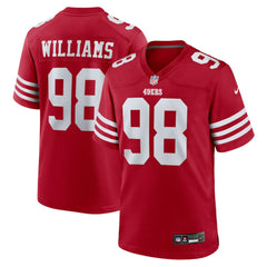 Mykel Williams San Francisco 49ers Team Game Jersey Scarlet | Nike for Sale