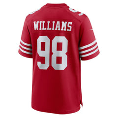 Mykel Williams San Francisco 49ers Team Game Jersey Scarlet | Nike for Sale