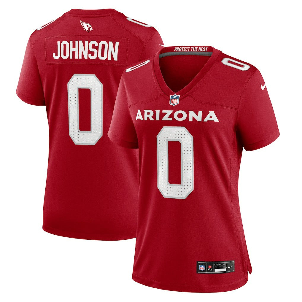 Will Johnson Arizona Cardinals Women's Team Game Jersey Cardinal | Nike for Sale
