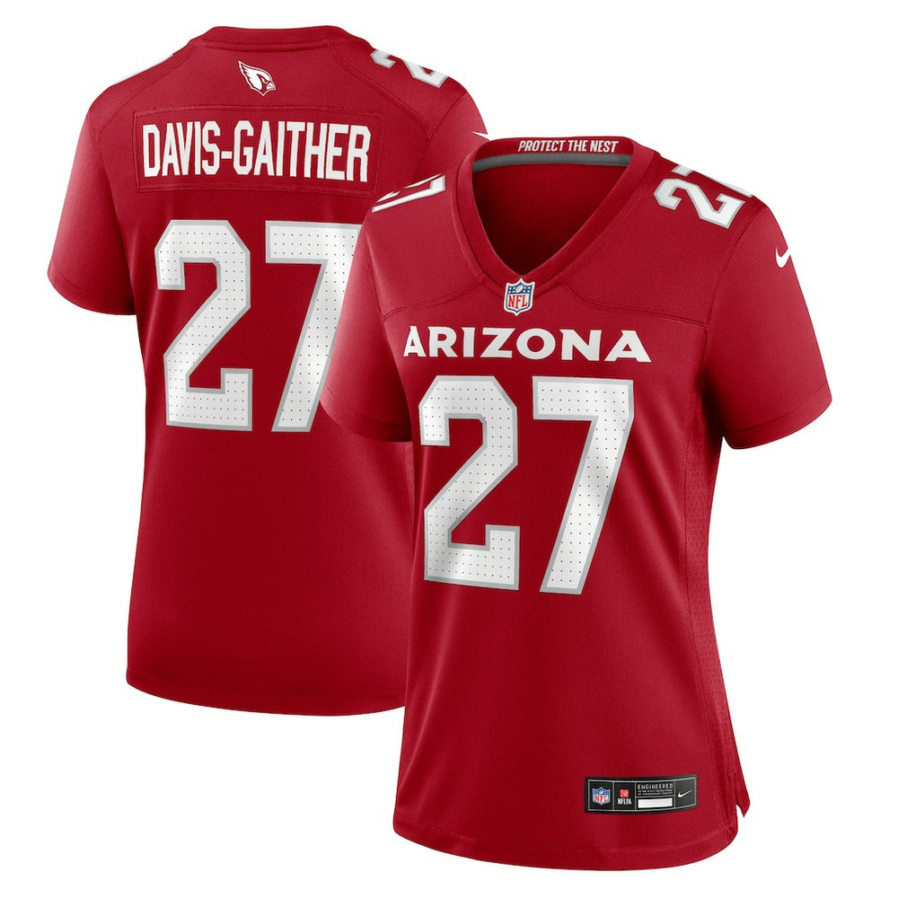 Akeem Davis-Gaither Arizona Cardinals Women's Team Game Jersey Cardinal | Nike for Sale