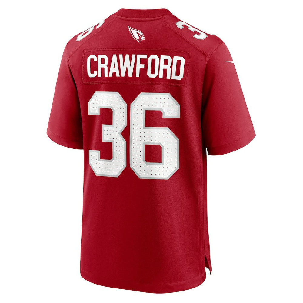 Kitan Crawford Arizona Cardinals Team Game Jersey Cardinal | Nike for Sale