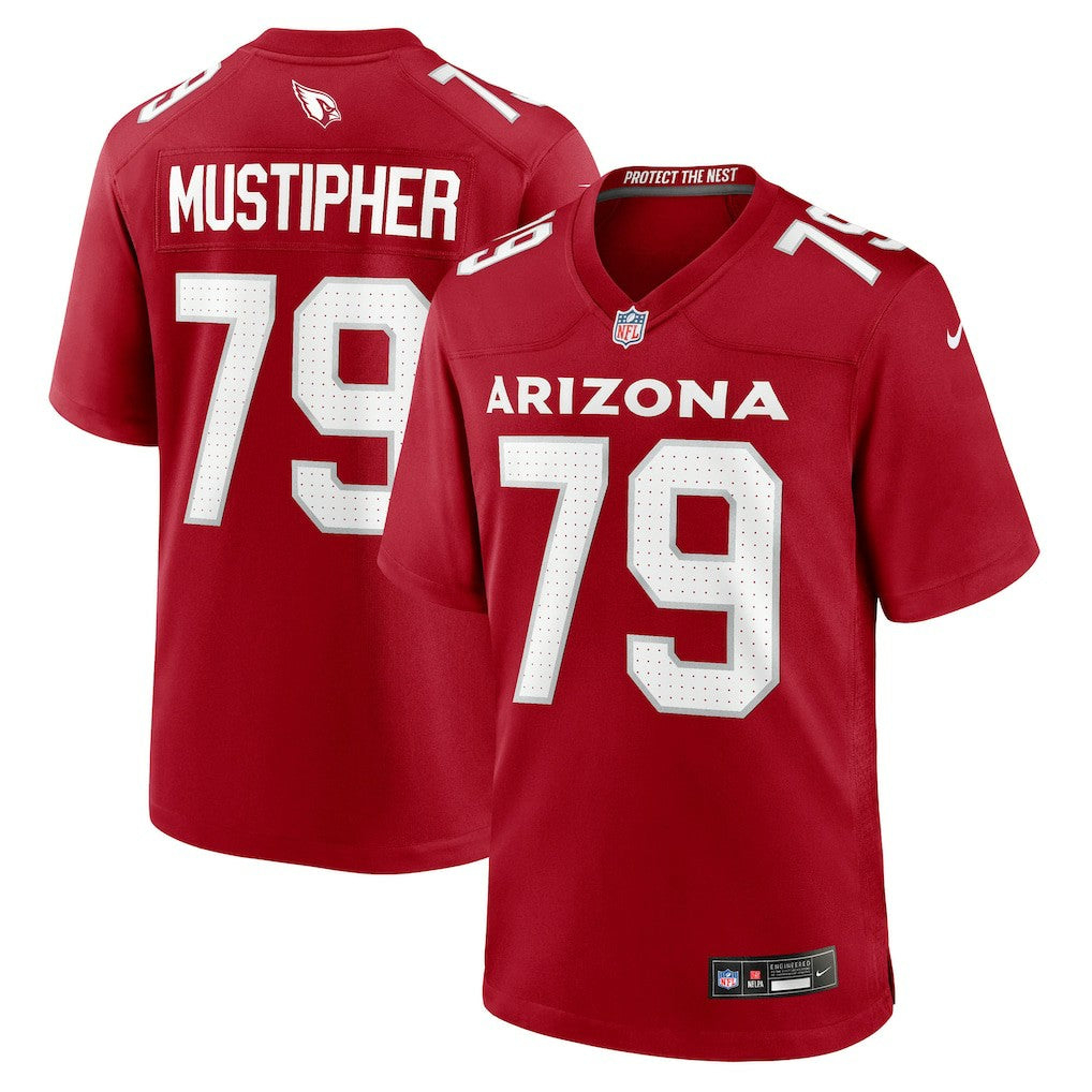 PJ Mustipher Arizona Cardinals Team Game Jersey Cardinal | Nike for Sale