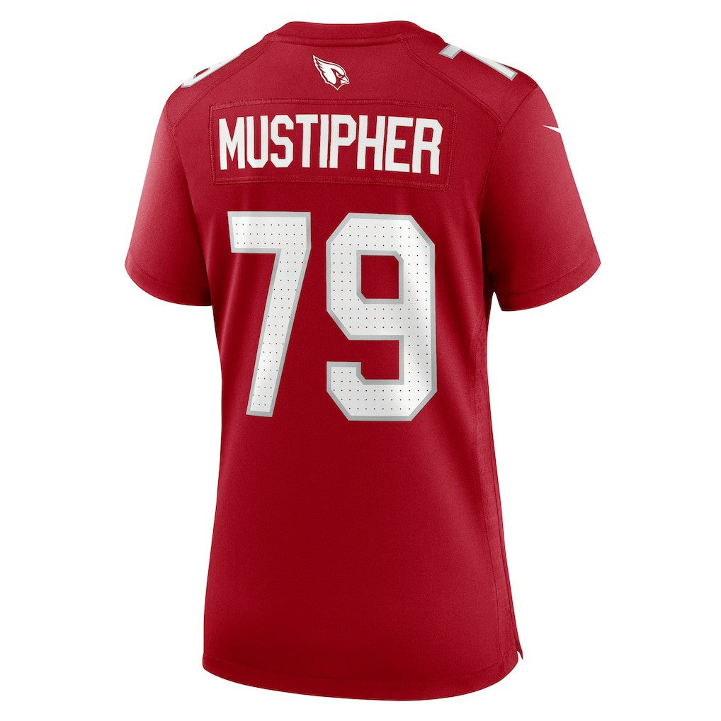 PJ Mustipher Arizona Cardinals Women's Team Game Jersey Cardinal | Nike for Sale