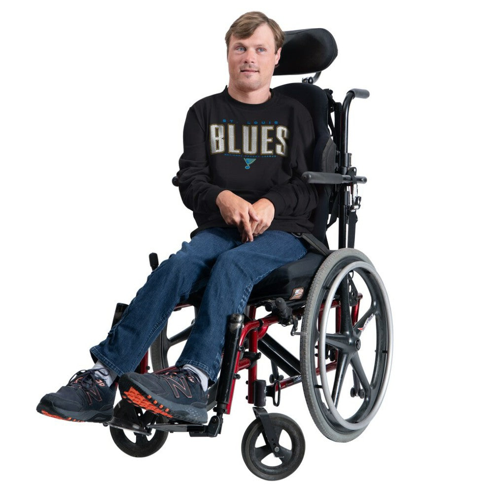 St. Louis Blues G-III Sports by Carl Banks Adaptive Mesh Effect Long Sleeve T-Shirt - Black - NHL