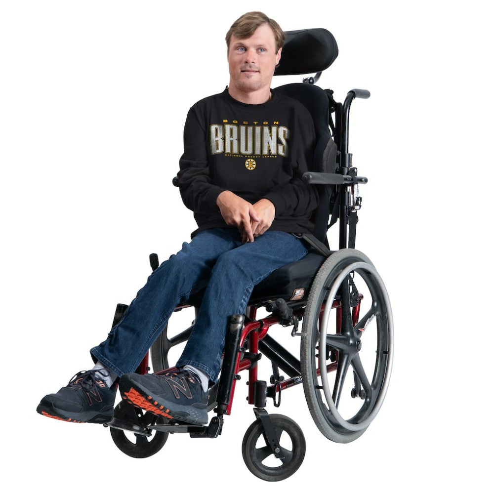 Boston Bruins G-III Sports by Carl Banks Adaptive Mesh Effect Long Sleeve T-Shirt - Black - NHL