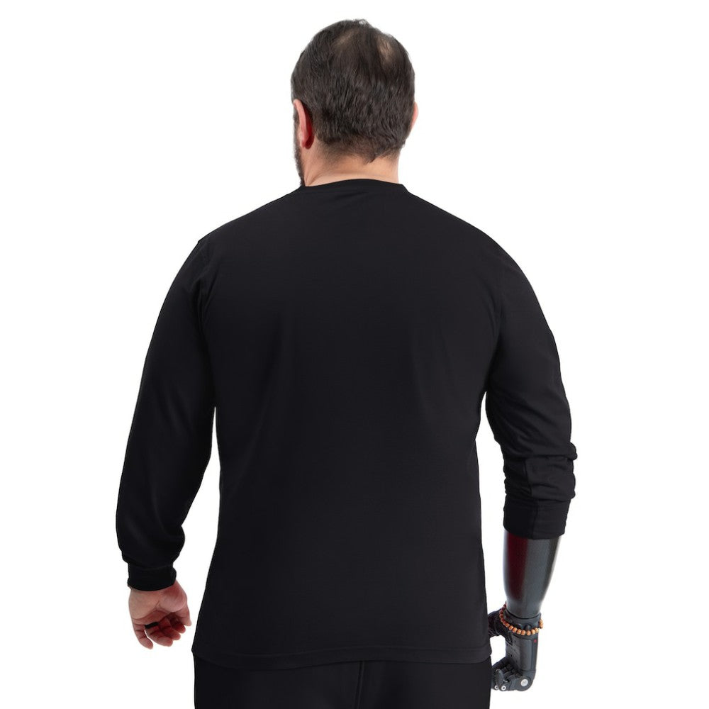 New Jersey Devils G-III Sports by Carl Banks Adaptive Mesh Effect Long Sleeve T-Shirt - Black - NHL