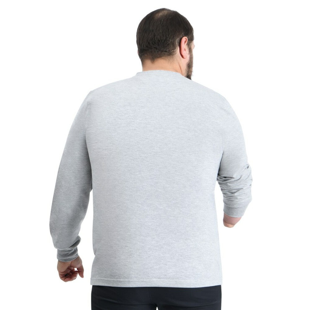 New York Islanders G-III Sports by Carl Banks Adaptive Mesh Effect Long Sleeve T-Shirt - Gray - NHL