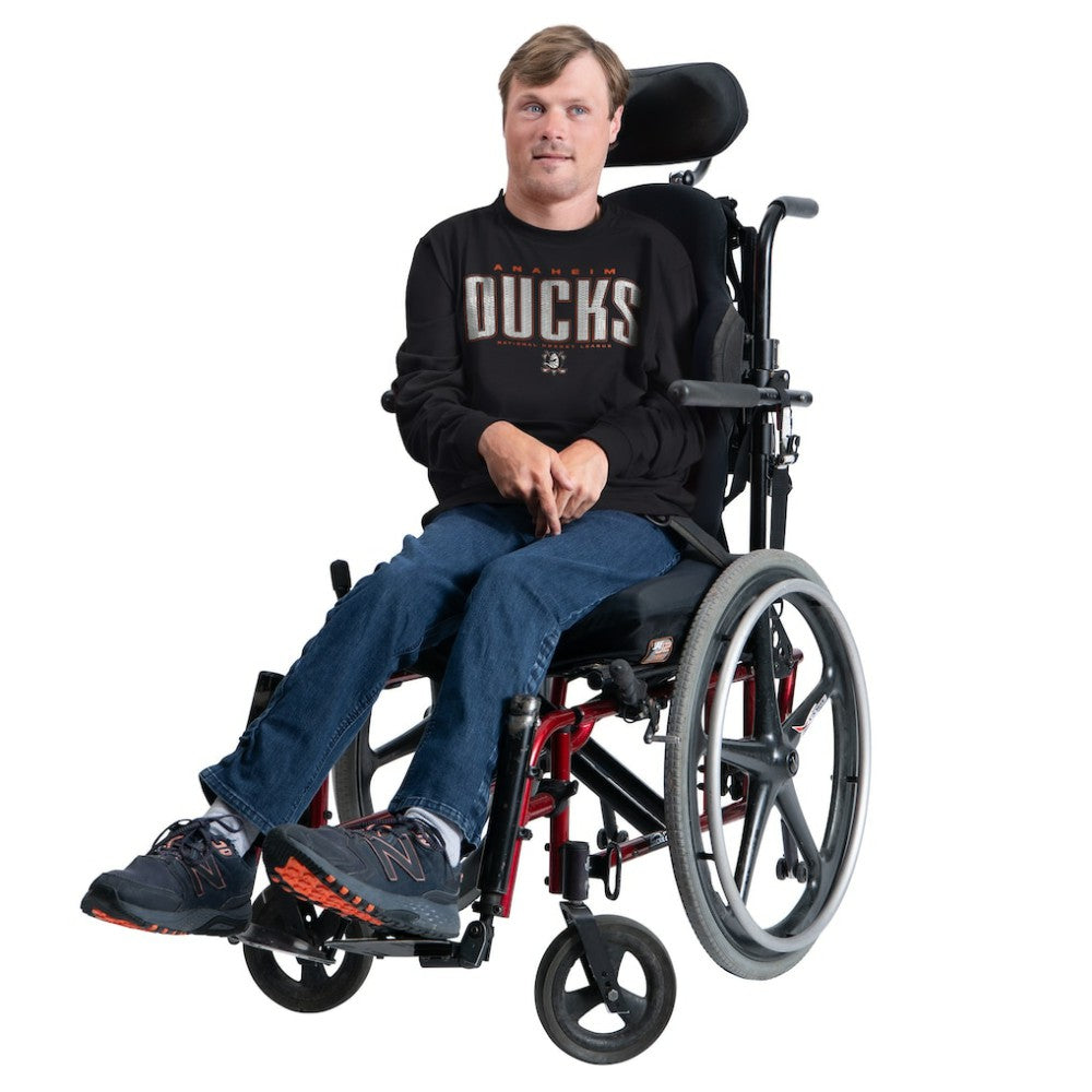 Anaheim Ducks G-III Sports by Carl Banks Adaptive Mesh Effect Long Sleeve T-Shirt - Black - NHL