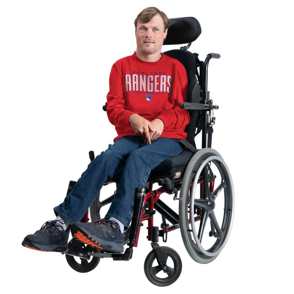 New York Rangers G-III Sports by Carl Banks Adaptive Mesh Effect Long Sleeve T-Shirt - Red - NHL