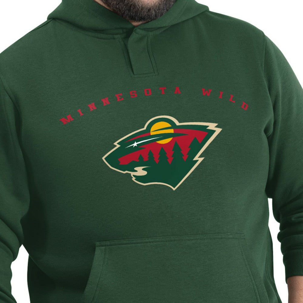Minnesota Wild G-III Sports by Carl Banks Adaptive Classic Team Arc Fleece Hoodie - Green - NHL