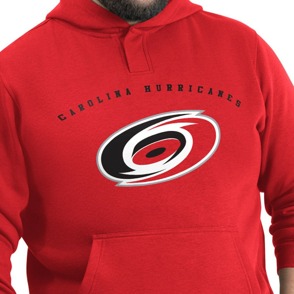 Carolina Hurricanes G-III Sports by Carl Banks Adaptive Classic Team Arc Fleece Hoodie - Red - NHL