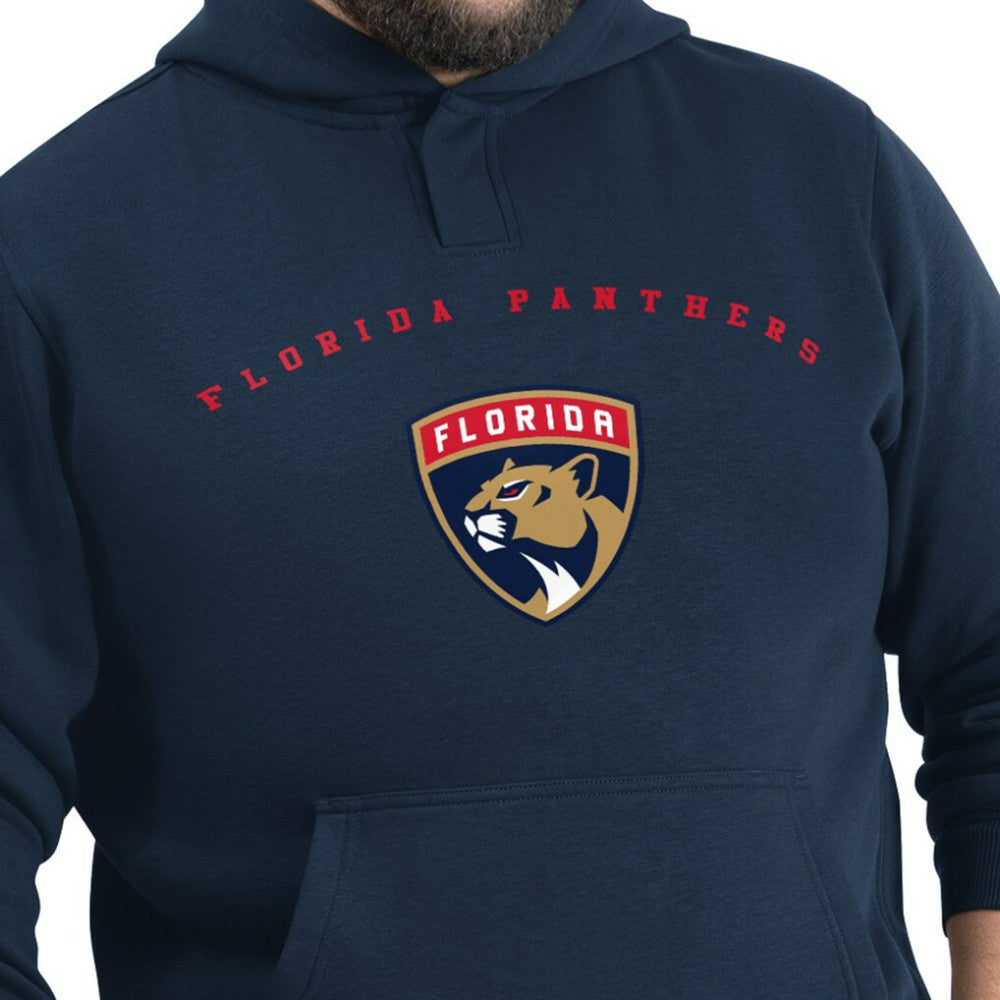 Florida Panthers G-III Sports by Carl Banks Adaptive Classic Team Arc Fleece Hoodie - Navy - NHL