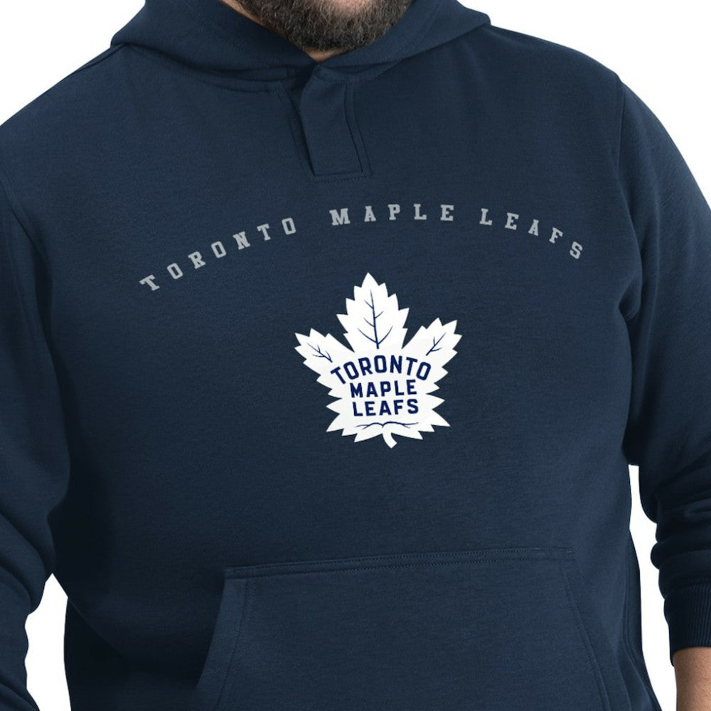 Toronto Maple Leafs G-III Sports by Carl Banks Adaptive Classic Team Arc Fleece Hoodie - Navy - NHL