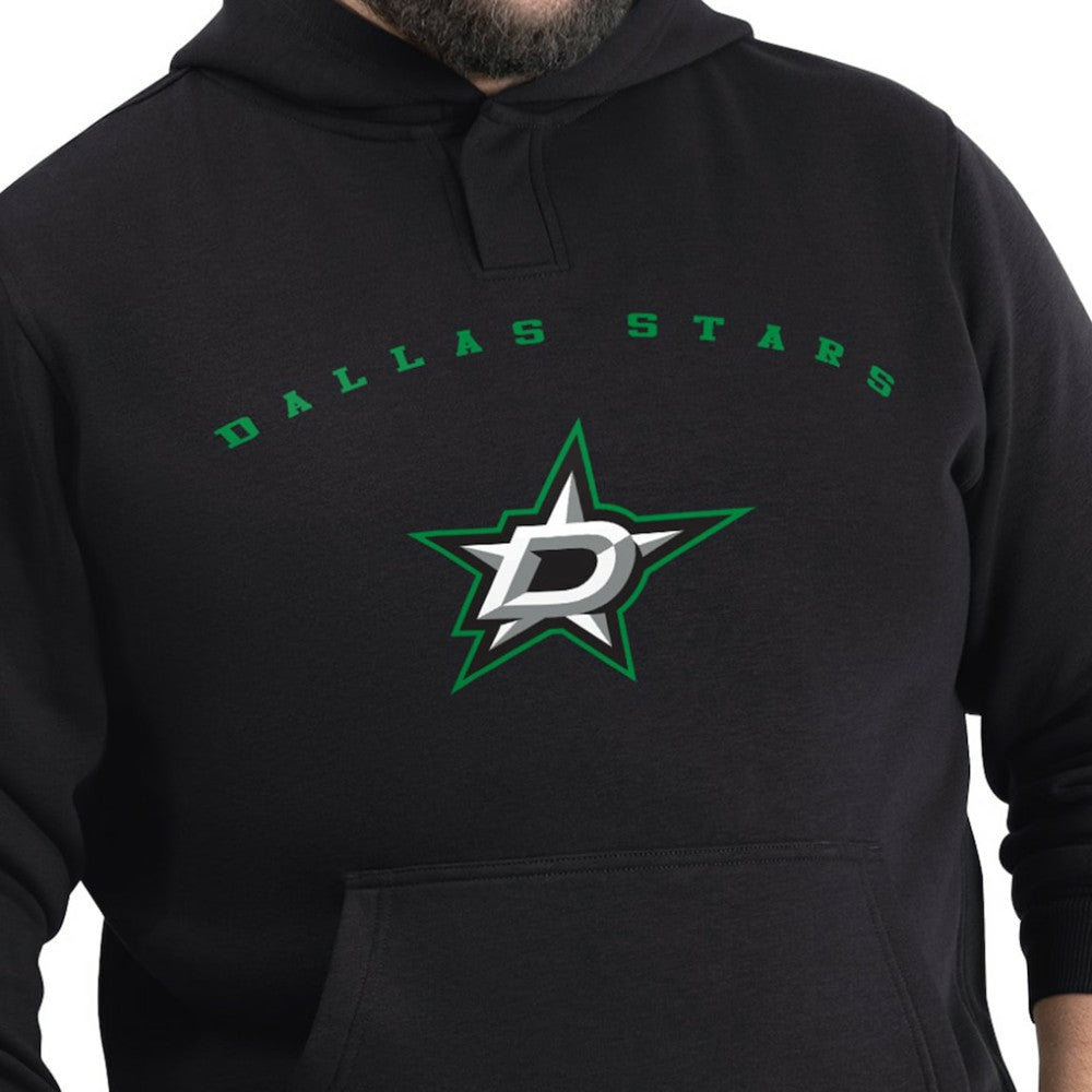 Dallas Stars G-III Sports by Carl Banks Adaptive Classic Team Arc Fleece Hoodie - Black - NHL