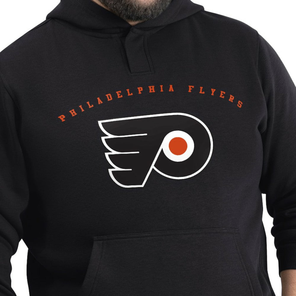 Philadelphia Flyers G-III Sports by Carl Banks Adaptive Classic Team Arc Fleece Hoodie - Black - NHL