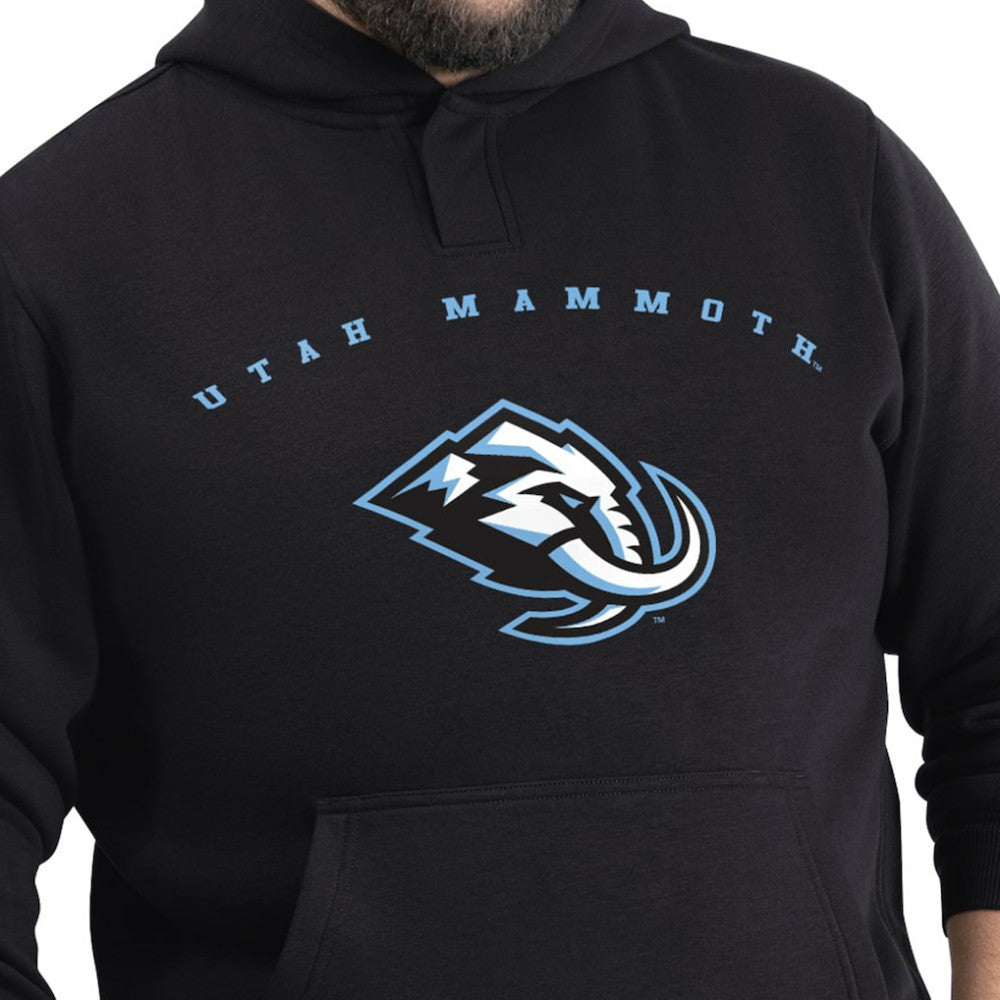 Utah Mammoth G-III Sports by Carl Banks Adaptive Classic Team Arc Fleece Hoodie - Black - NHL