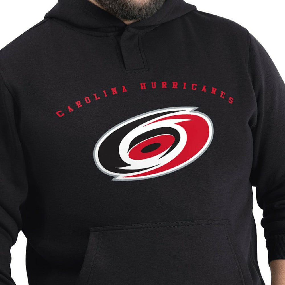 Carolina Hurricanes G-III Sports by Carl Banks Adaptive Classic Team Arc Fleece Hoodie - Black - NHL